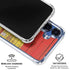 Spain Flag Dark Wood Galaxy S25 Clear Case